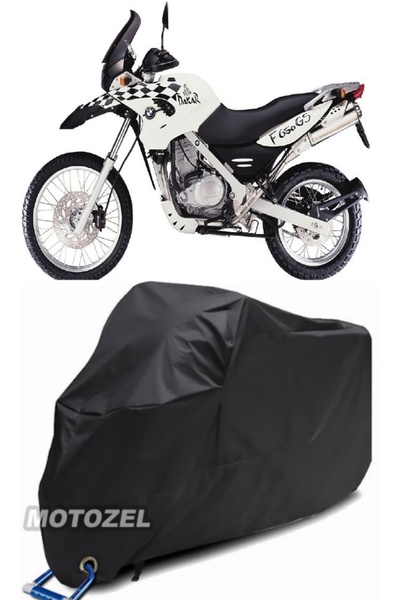 MotoZEL قماش Bmw F 650 GS Dakar Lock متوافق مع القماش الأسود للدراجات النارية...