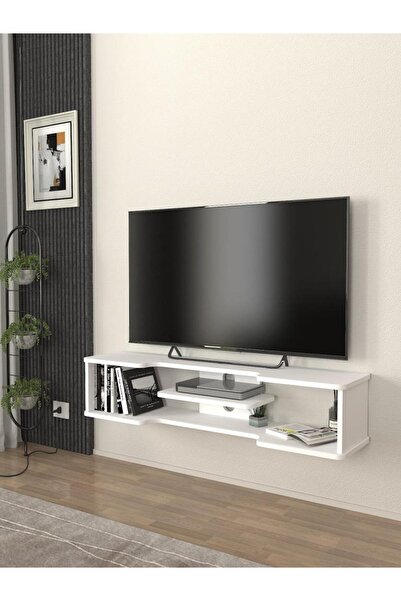 Dekorister Perry Tv Sehpası Beyaz 120 Cm