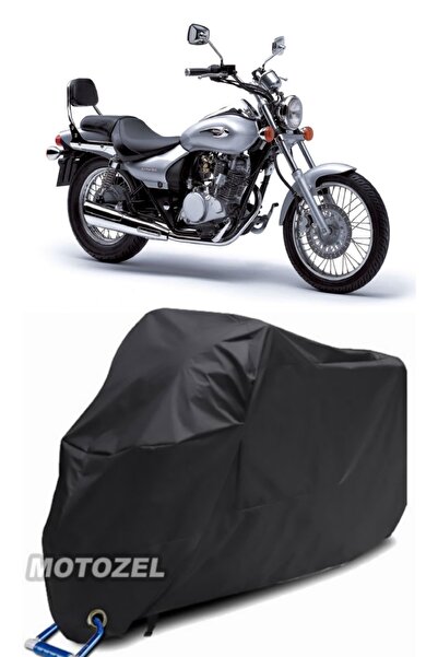 MotoZEL قماش مشمع أسود مقاوم للماء للدراجات النارية متوافق مع قفل كاواساكي EL...