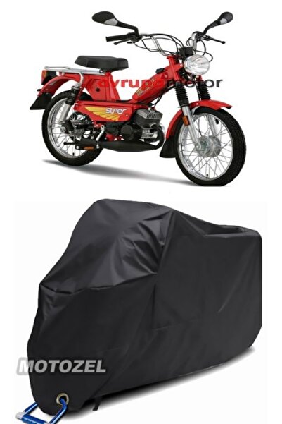 MotoZEL قماش Mobylette Super 52 Lock متوافق مع القماش المشمع الأسود للدراجات ...