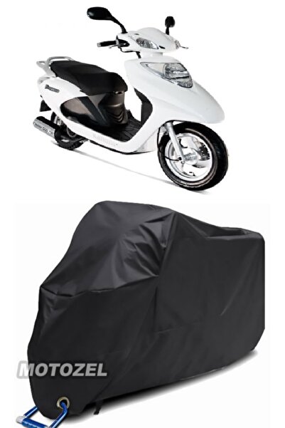 AutoZEL Kanuni Ruby 100 Black Motorcycle Canvas مقاوم للماء (متوافق مع القفل)