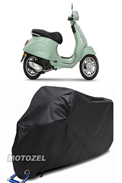 AutoZEL فيسبا بريمافيرا 125 ملابس دراجة نارية سوداء مقاومة للماء (متوافقة مع ...