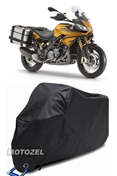 MotoZEL قماش القنب الأسود المتوافق مع قفل رالي Aprilia Caponord 1200 مقاوم للماء