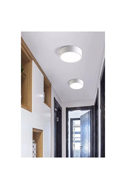 Viesteknoloji Modern tasarım metal kasa 18w sıva üstü led armatür avize bahçe...