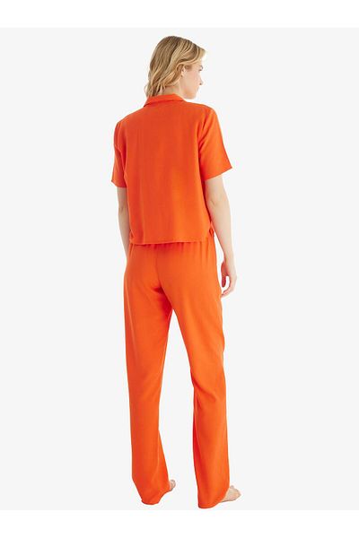 Blackspade Women's Premium Ekovero Regret Fit Short Sleeve Coral Pajama Set