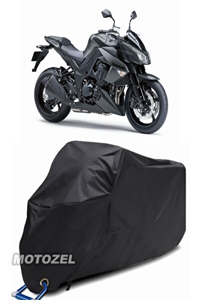 MotoZEL قماش مشمع أسود مقاوم للماء للدراجات النارية متوافق مع قفل كاواساكي Z ...