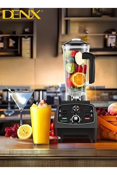 Denx Professional  Blender - 1800W Motor Blends Smoothly - 2L Glass Jar  DX1783