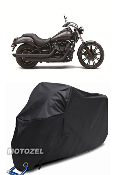 MotoZEL قماش القنب الأسود للدراجات النارية المتوافق مع القفل الخاص المخصص Kaw...