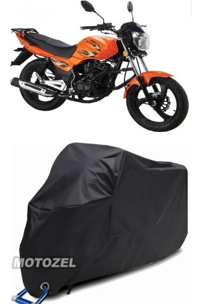 AutoZEL غطاء دراجة نارية أسود من آسيا سويفت 150 مقاوم للماء (متوافق مع القفل)