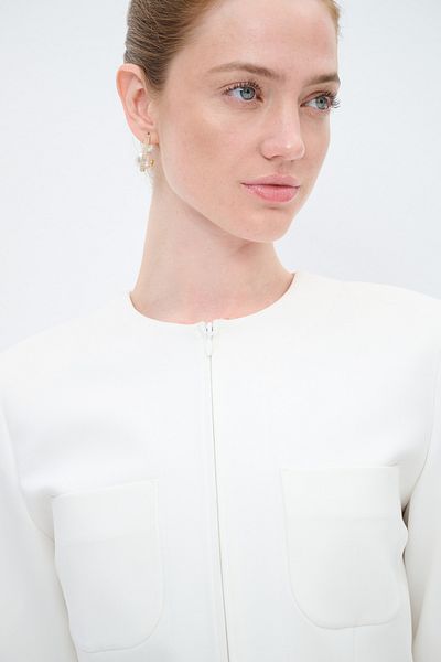 adL Zippered Jacket with Pocket Detail