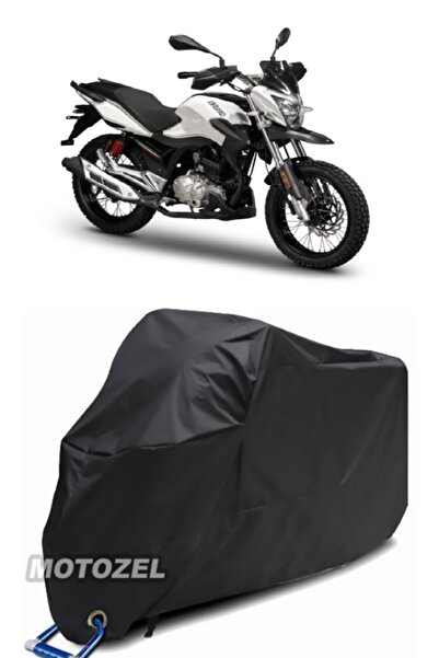 AutoZEL مشمع موتوران سبادا أنتون 150 قماش مشمع أسود للدراجات النارية مقاوم لل...