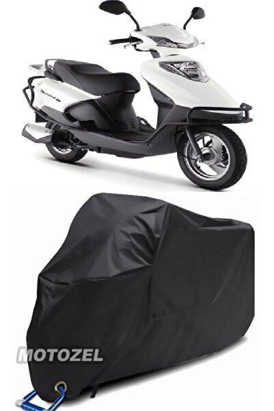 MotoZEL ألتاي كاريير 110 برو قفل متوافق مع القماش المشمع الأسود للدراجات النا...