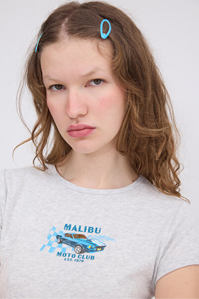 Addax Car Printed T-Shirt P1764