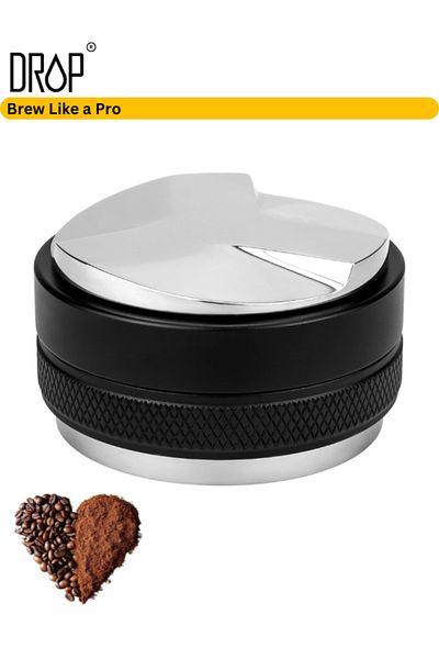 Drop Adjustable Coffee Distributor & Espresso Leveler – 58mm Stainless Steel