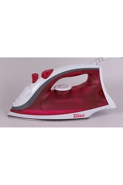 Zilan Home ZILAN ZLN-8410 stainless steel soleplate iron, 1600W, White/Red