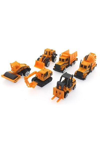 toysandmore مجموعة من 6 أدوات بناء معدنية