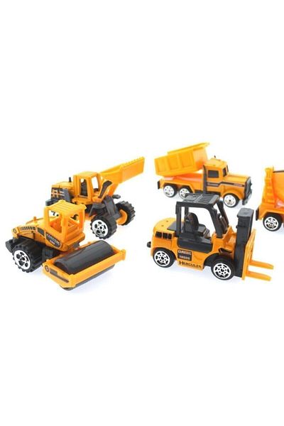 toysandmore مجموعة من 6 أدوات بناء معدنية