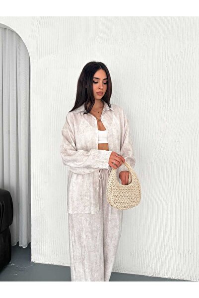 badibadii Oversize Casual Shirt - Trousers Suit