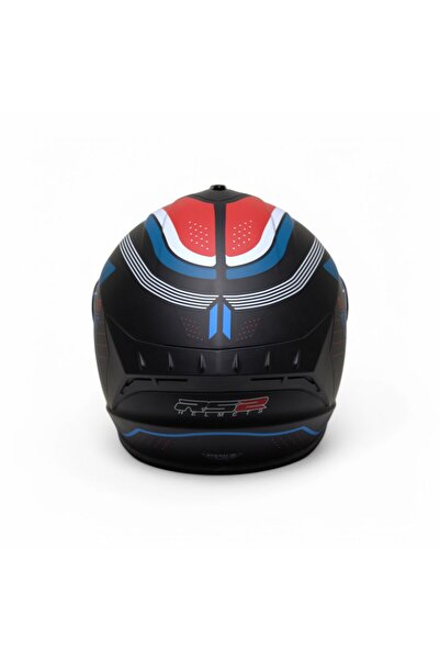 RS2 Kapalı Kask (SİYAH/MAVİ/KIRMIZI) #rs320 32010/1