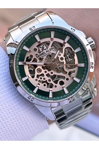 Daniel Klein 30 Mt Waterproof Men's Wristwatch with Automatic and Manual Winding Fdk.10783.F5