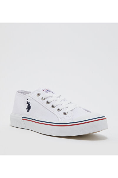 U.S. Polo Assn. حذاء رياضي نسائي أبيض من 3M PENELOPE 3FX