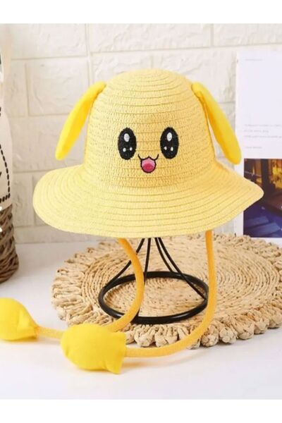 EyER Shoping Νέα σεζόν Χαριτωμένο καπέλο ηλίου με αντλία ήχου κινούμενο ψάθιν...