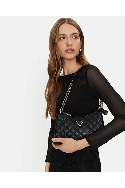 Guess Giully Chain Detailed Shoulder Bag