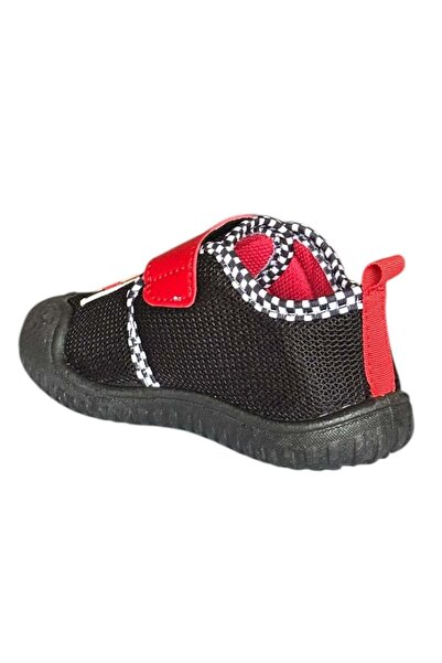 GEZER 3349,00 Μαύρα/Κόκκινα Παιδικά Παπούτσια Καλοκαιρινής Παιδικής Σταθμού