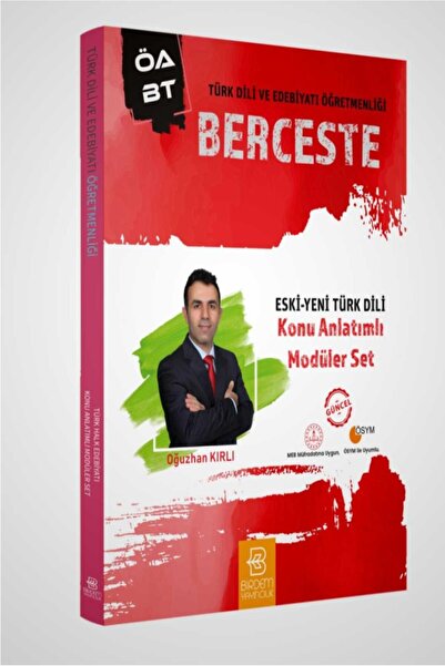 Birdem Yayıncılık Berceste  2025 MEB AGS ÖABT Eski-Yeni Türk Dili Konu Anlatı...