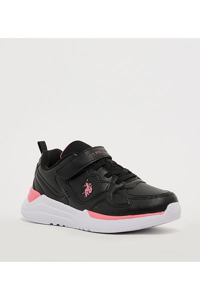 U.S. Polo Assn. INTER JR GIRL Black Unisex Sneakers