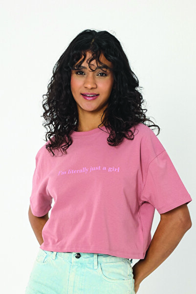 By Caspita Fashion Lenithra Ženska Oversize kroj Djevojka Tekst Štampano Praš...