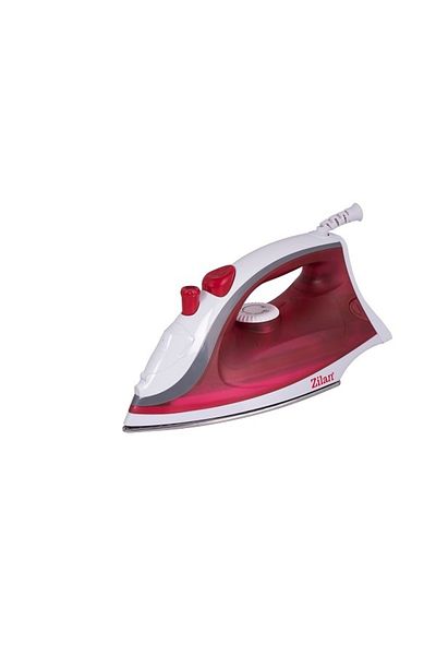 Zilan Home ZILAN ZLN-8410 stainless steel soleplate iron, 1600W, White/Red