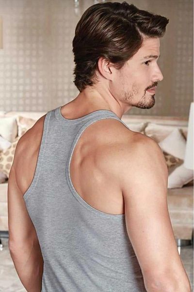 Berrak 1016 Men's Ribbed Sports Athlete 12 Pieces
