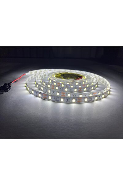 Bvs Elektronik Mutfak Tezgah Üstü Için 1 Mt Beyaz Şerit Led + 12v Adaptör Tak Çalıştır Aç Kapa Anahtar 1 Metre