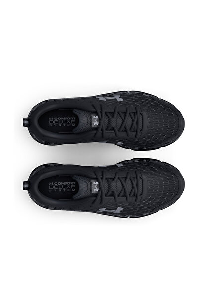 Under Armour Charged Assert 10 Camo Erkek Siyah Koşu Ayakkabısı