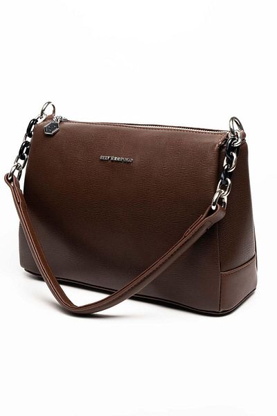 Silver Polo Geantă de damă Silver & Polo Brown SP910