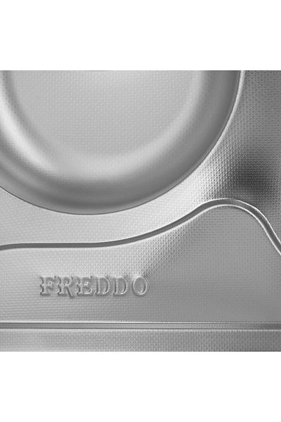 Freddo Chiuveta bucatarie SN9023S, 2 cuve, anticalcar, pentru blat 78x49 cm, cuva stanga, Inox