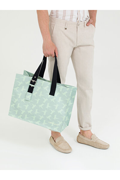 Cacharel Men's Mint Canvas Beach Bag 50270343-Vr090