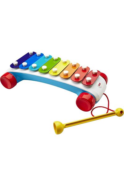 FISHER PRICE Fisher-Price Classic Xylophone, Toddler Musical Instrument Pull Toy