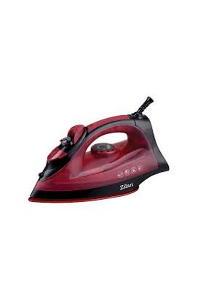 Zilan Home Ceramic soleplate iron ZILAN ZLN2188 Cherry, 2200W, steam and dry ironing, self-cleaning