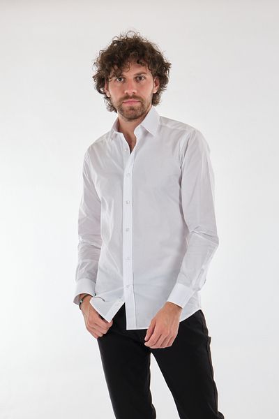 GALLİNİ WORLLD Cămașă pentru bărbați cu mânecă lungă minimalistă Gallini World - Casual & Business