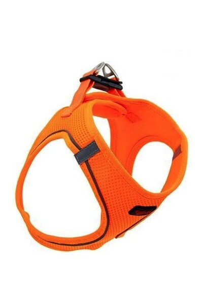 Tailpetz Air-mesh Harness Köpek Göğüs Tasması Neon Turuncu Xs