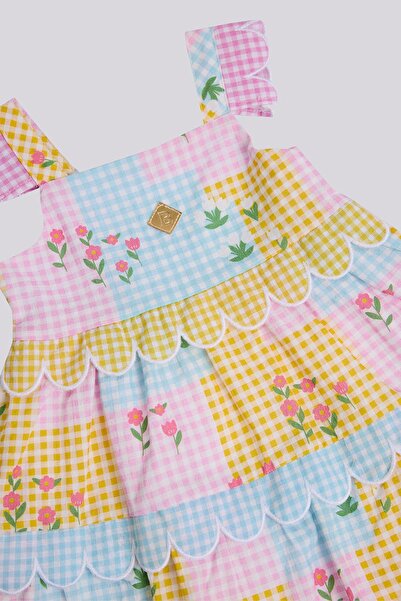 GB Baby BG Store Kız Bebek Desenli Elbise