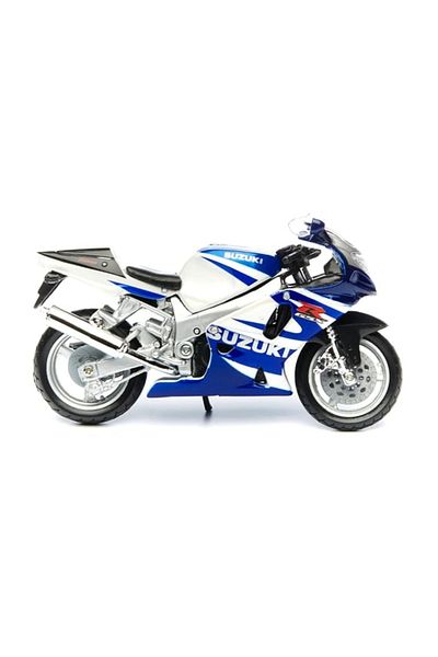 PeriYedi Motorcycle 1:18 Motor Suzuki Gsx-R750 Blue-White