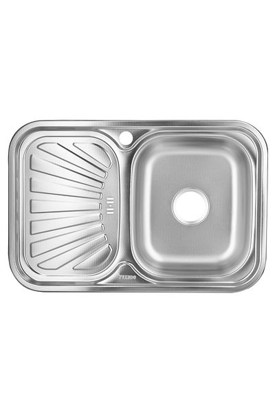 Freddo Chiuveta Bucatarie Sn9030d, Pentru Blat, 77x48cm, Cuva Dreapta, Anticalcar, Inox
