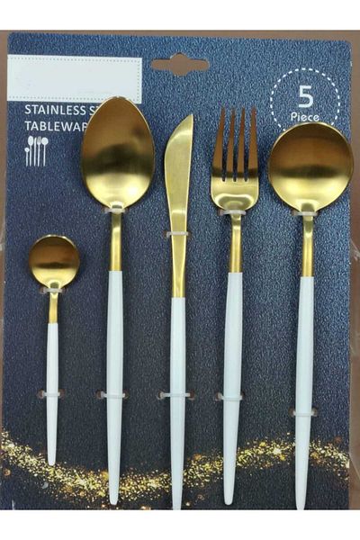 AR HOME 30 Piece Stainless Steel Cutlery Set for 6 People