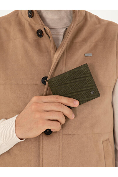 Cacharel Haki Deri Cüzdan 50305862-VR027