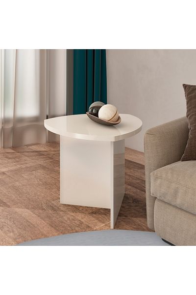 ARTLY Modern coffee table for living rooms and homes, natural brown color, 60*50*60