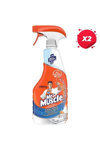 Mr. Muscle X2 - MR MUSCLE BATHROOM CLEANER SPRAY 500ML MANDARIN