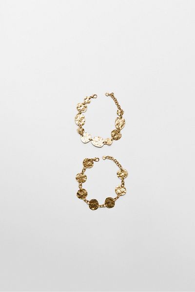 Stradivarius Set of 2 textured bracelets